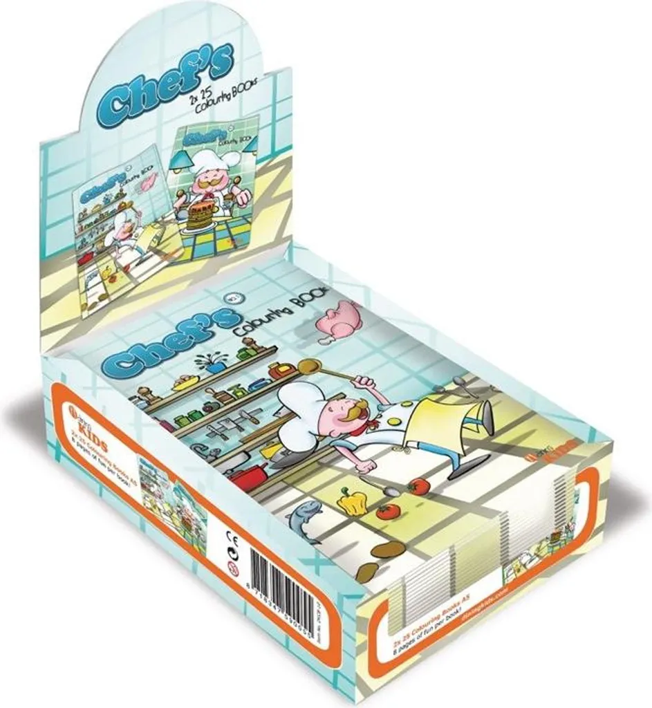Coloriage enfant cuisine 50 pièces : papier premium et dessins variés