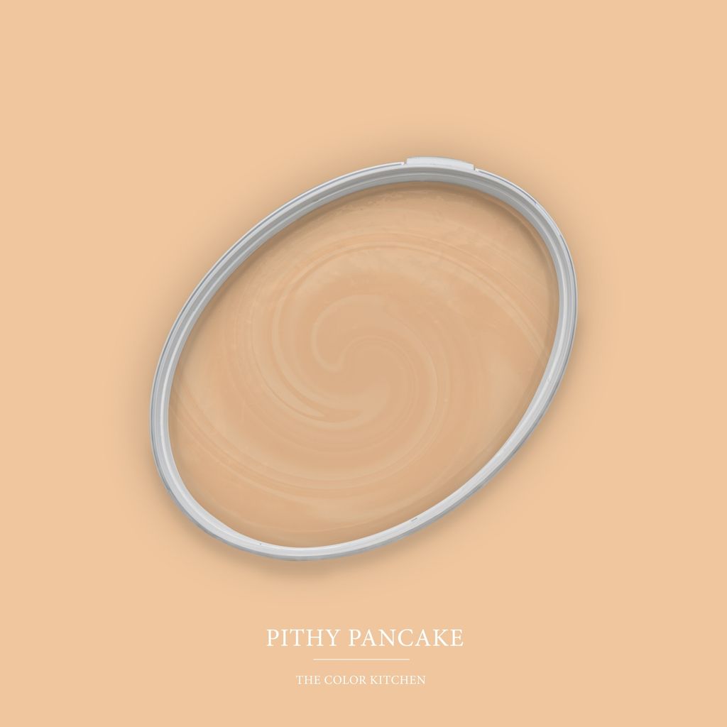 Wandfarbe Beige matt | The Color Kitchen Pithy Pancake | Exklusive Innendispersion Hohe Deckkraft | 5 Liter