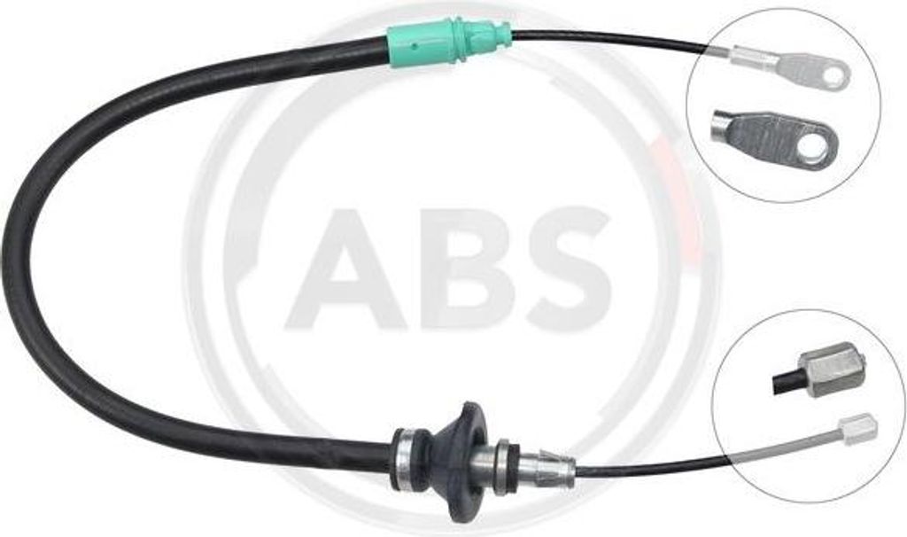 A.B.S. K13905 Seilzug, Handbremse OE 4406640 kompatibel mit Primastar, Vivaro, Trafic