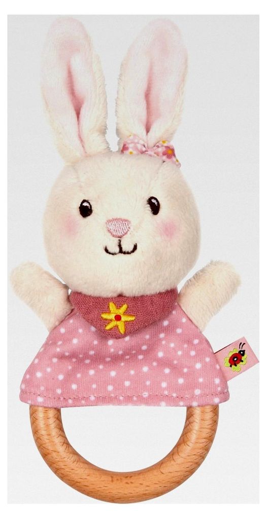Greifling Hase, rosa - BabyGlück