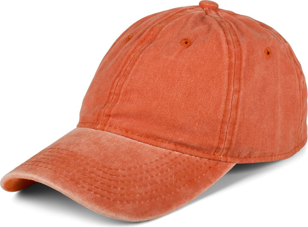 styleBREAKER Uni Baseball Cap Vintage Look verstellbar 6-Panel Cappy in Washed Optik mit gebogenem Schirm Baumwolle Retro Cap Damen und Herren