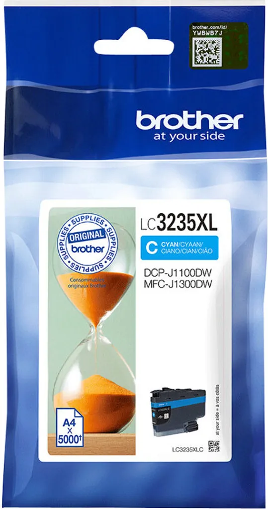 Brother LC3235XLC Cartuccia Ciano Originale | Spedizione Rapida