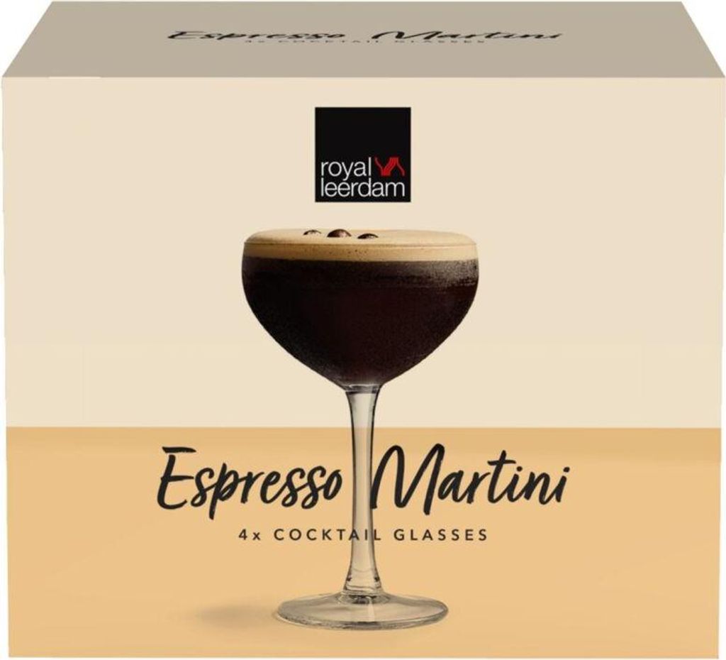 Royal Leerdam Espresso Martini Glas Set 4 Image du produit 