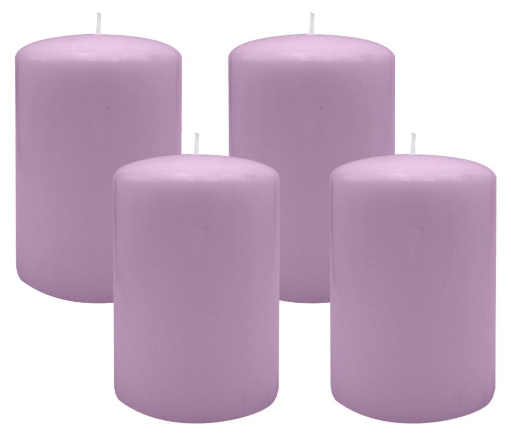Flachkopf-Stumpenkerzen Mittelflieder 100 x Ø 50 mm, 4 Produktbild 