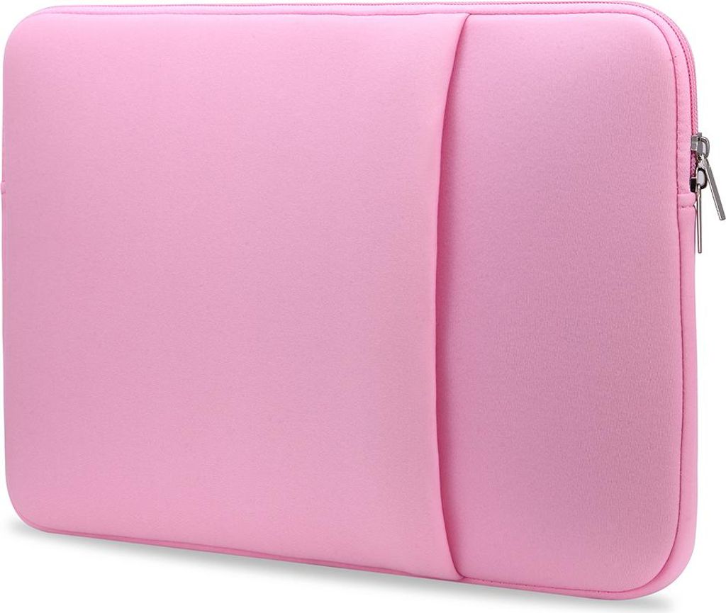 B2015 Laptop-Hülle, weiche Reißverschlusstasche, 14 Zoll Laptop-Tasche, Ersatz für MacBook Air, Pro, Ultrabook, Pink