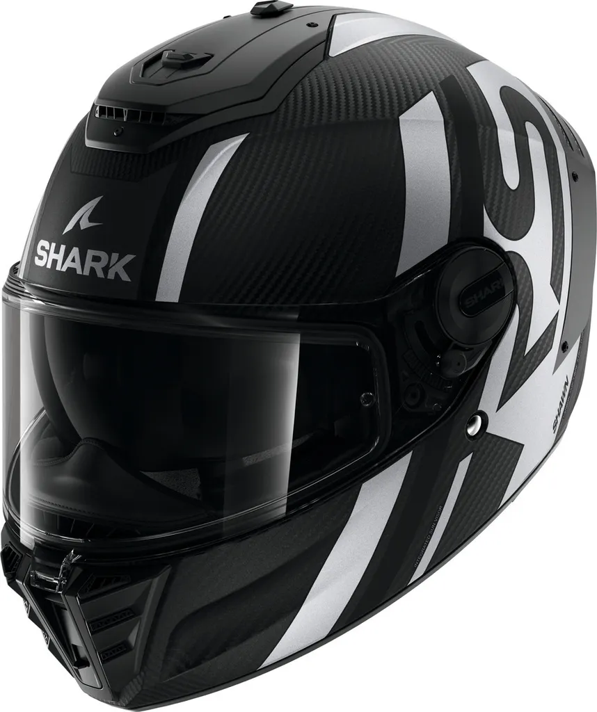 Casque Shark Spartan RS Carbon - Sécurité ECE 22.06 Noir Mat Argent XL
