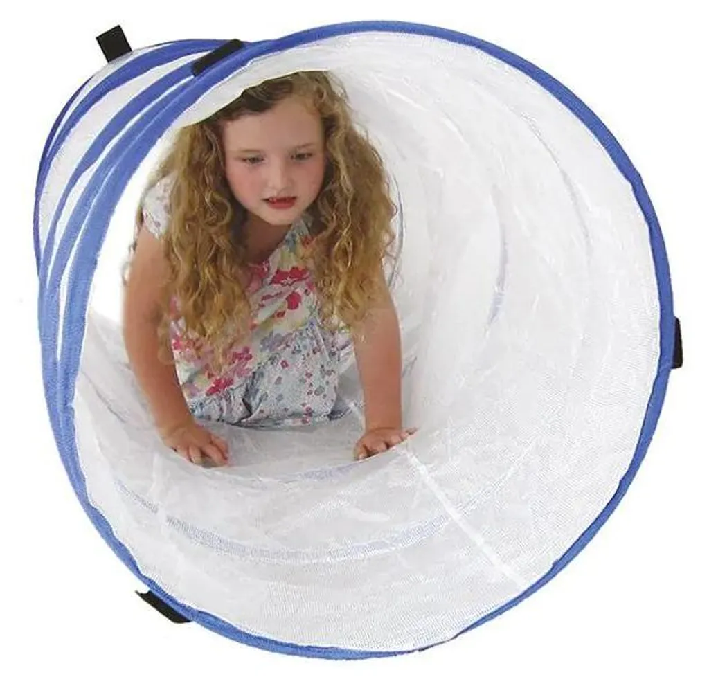 Beleduc Clear Tunnel - Tunnel de motricité transparent pour enfants