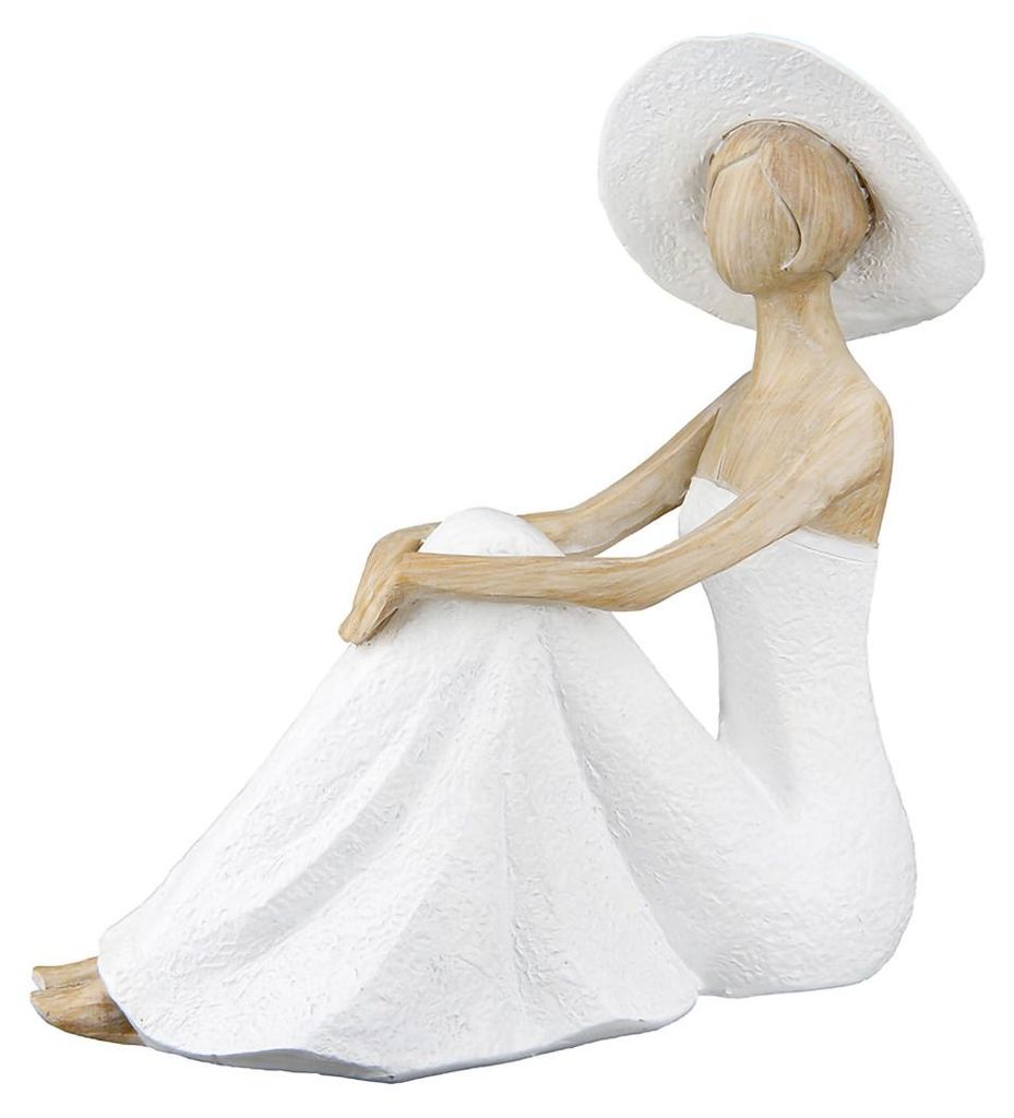 Gilde Figur, donna, "Elegante", resina, bianco, confezione Immagine del prodotto 