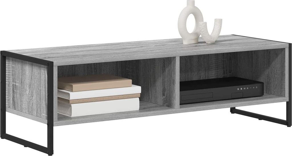 Eleganter Möbel TV-Schränk Graues Sonoma 100 x 36,5 x 30,5cm Holzwerkstoff - CJG865830 - TV-Schränke