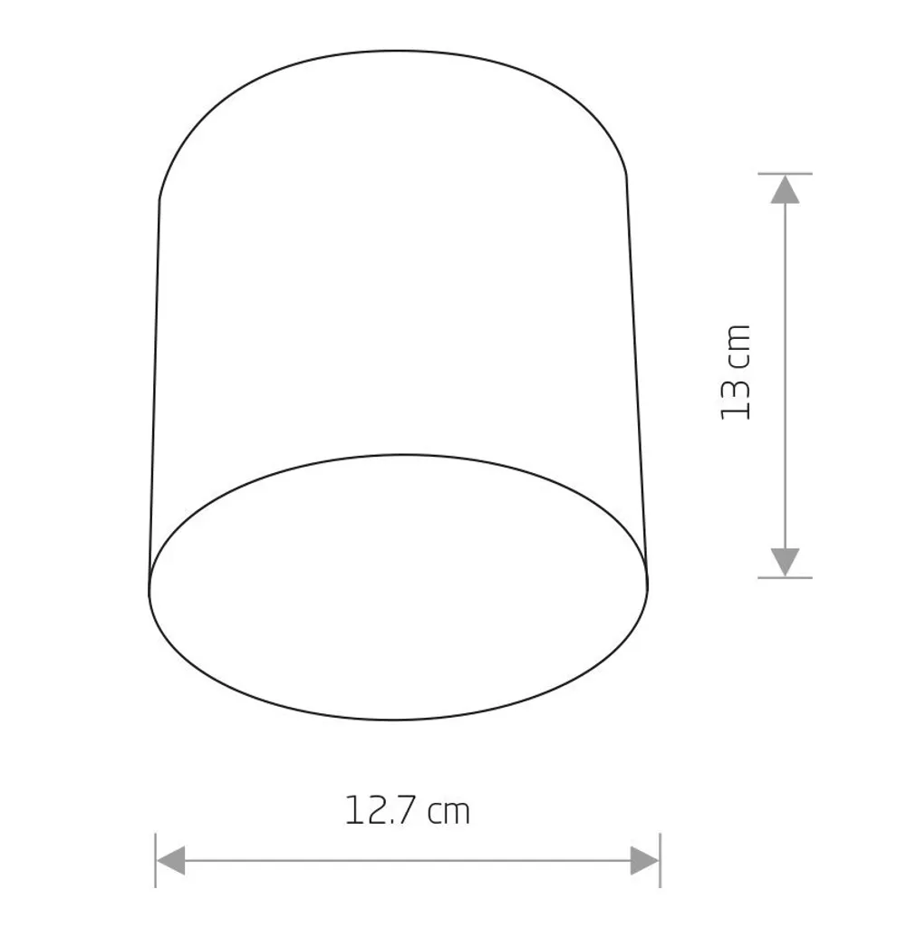 Plafonnier POINT PLEXI M 6525 blanc en plexiglas haute qualité - 6