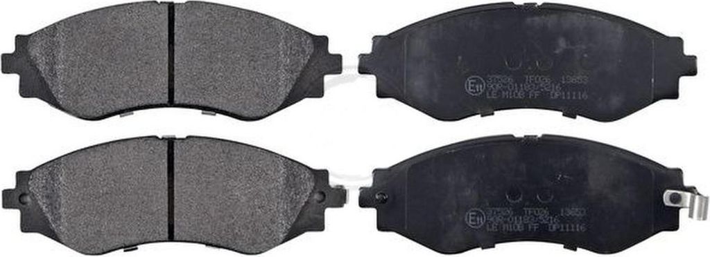 Bremsbelagsatz mit Verschleißwarnung 17 mm A.B.S. für u.a. CHEVROLET LACETTI