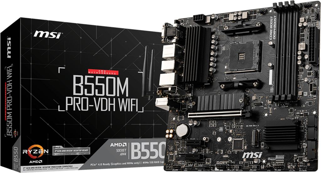 Msi 7C95-001R B550M Pro-Vdh Wifi Produktbild 