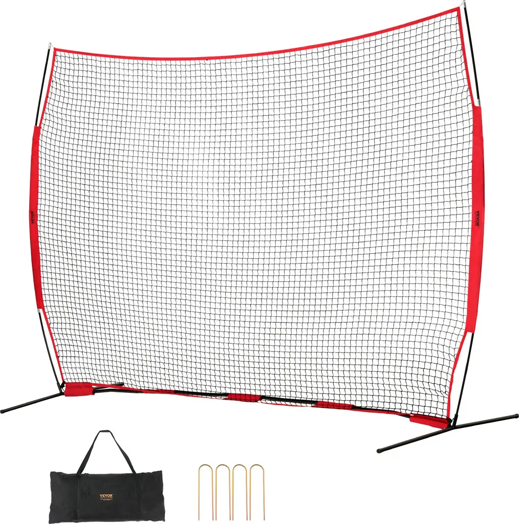 Filet de Pratique Baseball et Football 393x275 cm Protection de Jardin