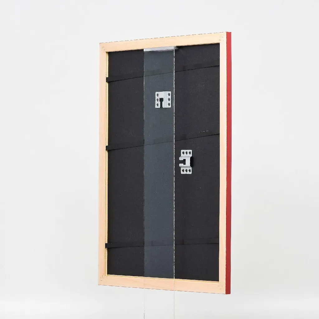 Cornice Legno 25x60 Rosso Lucido Profilo 43 | Design Moderno Casa - 11