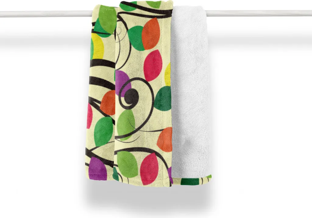 Plaid Decorativo ABAKUHAUS Uccellini Felici 125x175 cm per Divano