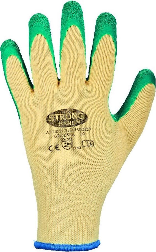 Handsch.SpecialGrip, Kautschuk,Gr.9,grün