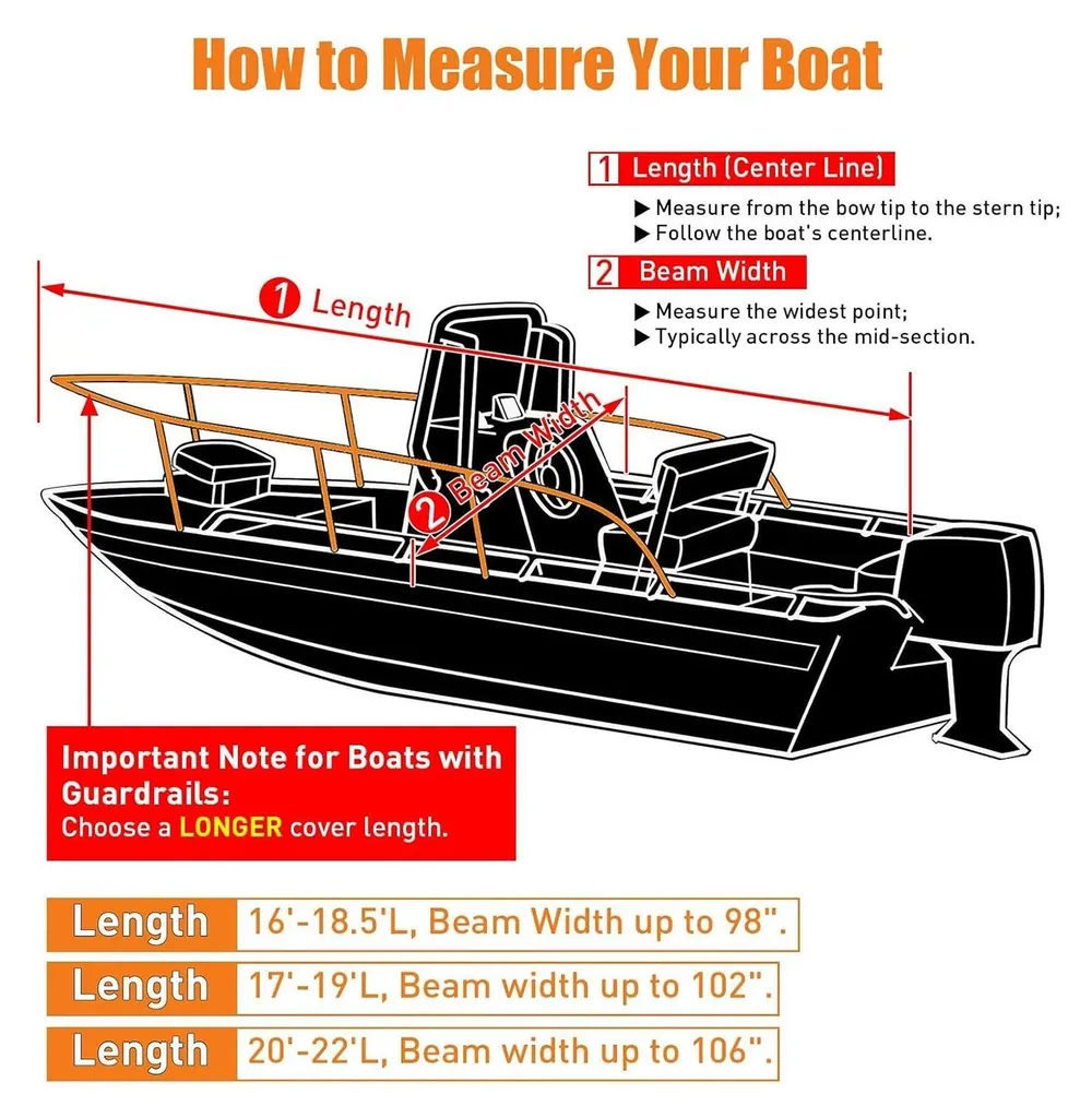 Bâche bateau console centrale contre la pluie et les UV Oxford 600D