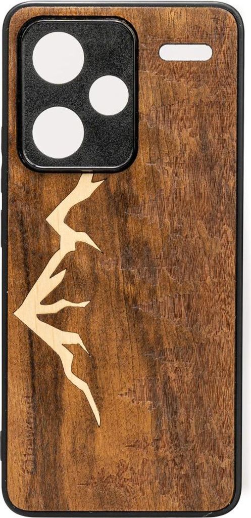 Bewood Holzhülle für Xiaomi Redmi Note 13 Pro Plus 5G MOUNTAINS IMBUIA