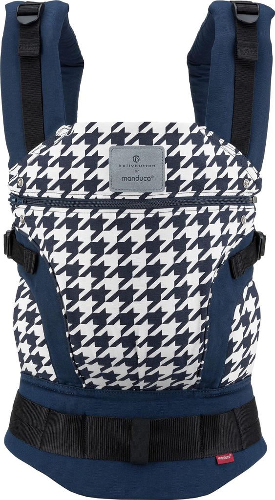 manduca First Babytrage - Verstellbarer und vielseitiger Tragesitz für Babys und Kleinkinder (3,5-20 kg) - Babytrage mit Front-, Hüft- und Rücke...