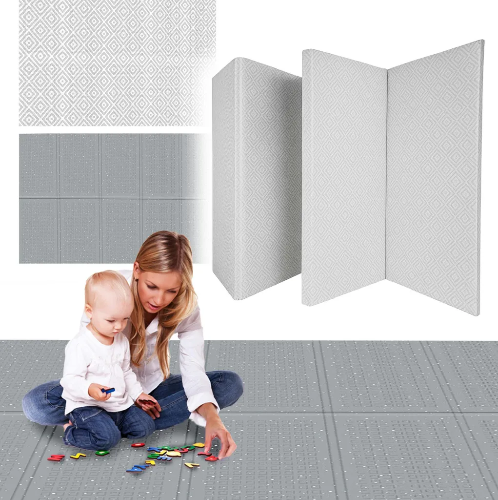 Tapis d'Éveil Pliable en Mousse XPE Gotel V5C2 180x120cm pour la Chambre