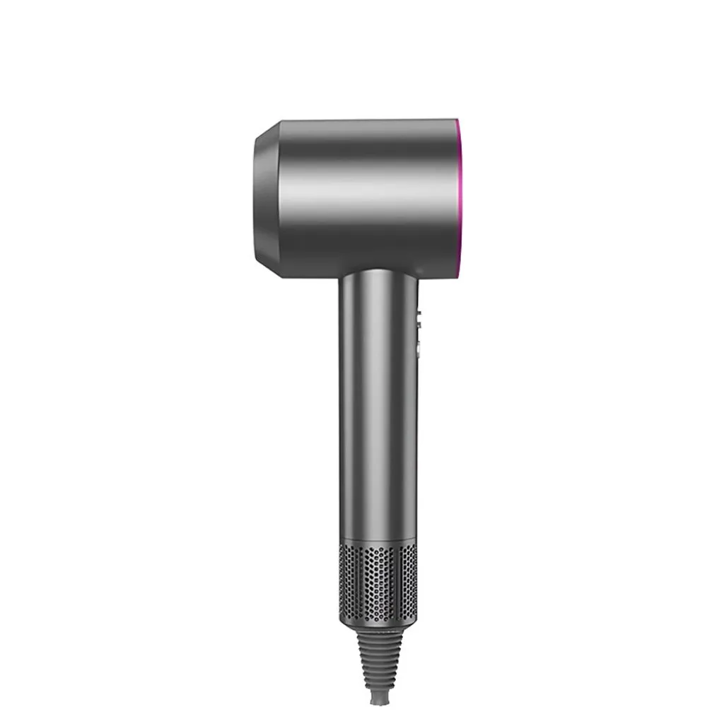 Sèche-cheveux professionnel puissant rose avec diffuseur et accessoires