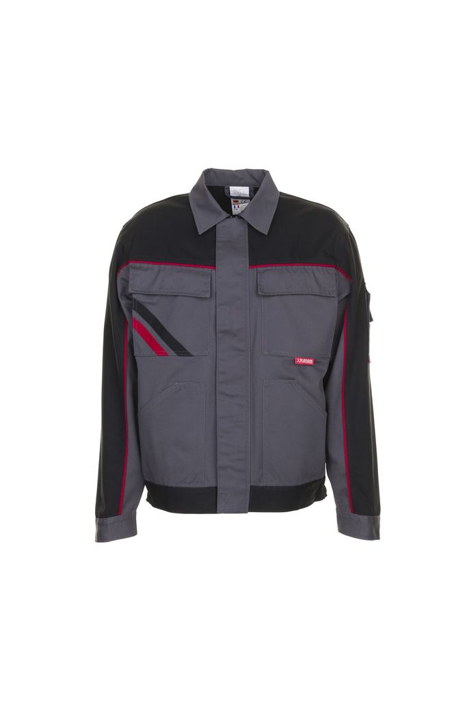 Größe 118 Herren Planam Highline Bundjacke schiefer schwarz rot Modell 2312