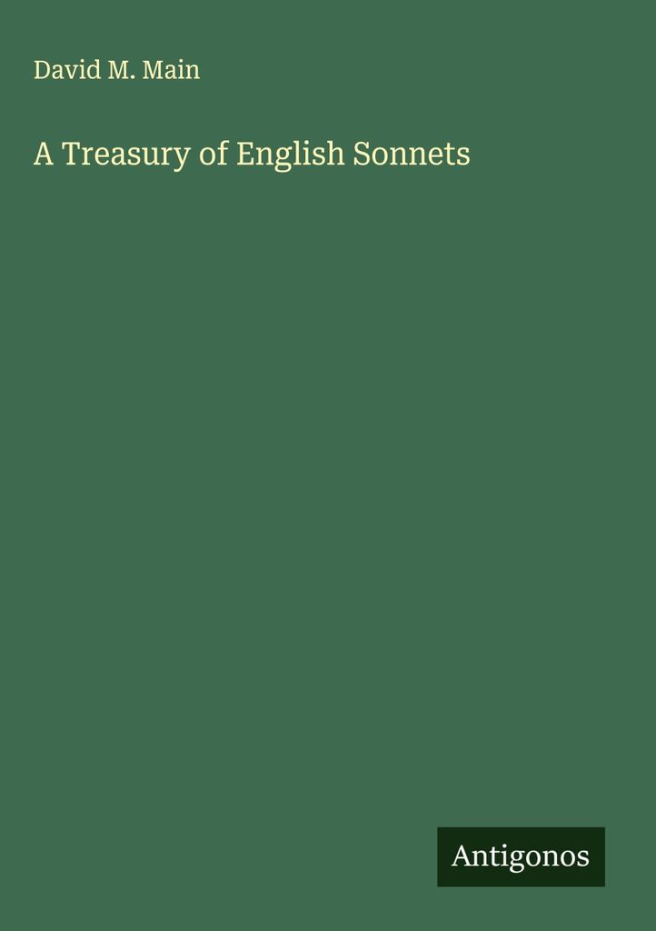 Eine Schatzkammer der englischen Sonette