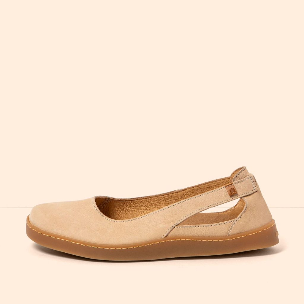 El Naturalista Ballerinas Damen N5906 NOBUCK CREAM/ ORIGEN Farbe Beige