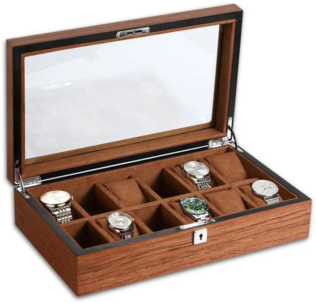 Coffret de rangement montres pour hommes et femmes, idée cadeau de luxe