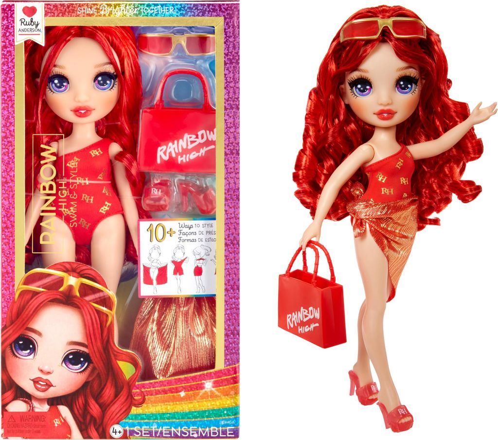 MGA Entertainment Rainbow High Swim & Style Fashion Doll- Produktbild 