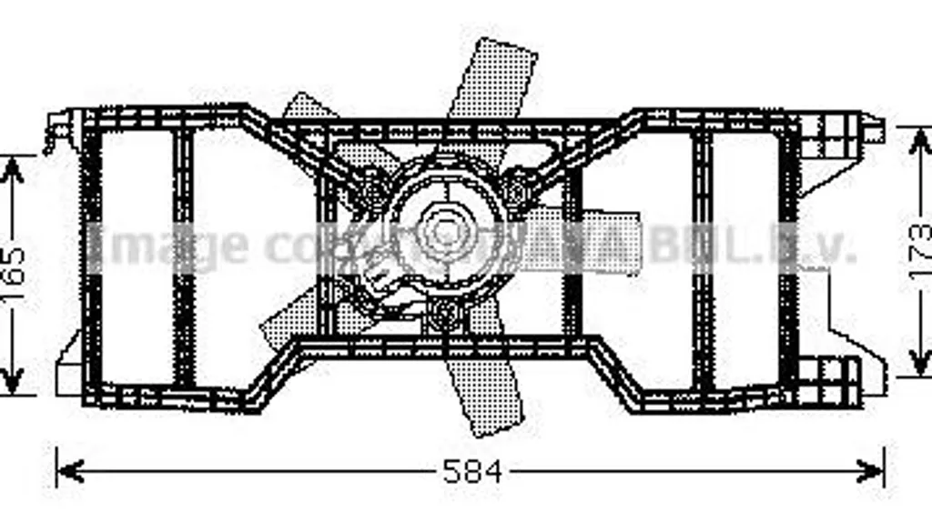 Évitez la surchauffe avec le ventilateur AVA FD7540 OE 1141508 pour Fiesta
