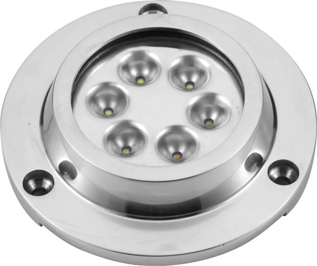 Projecteur LED Bleu Subaquatique Inox 316 pour Yacht et Ponton