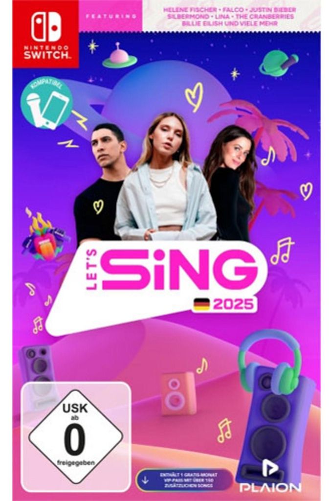 PLAION Let's Sing 2025, Nintendo Switch, Náctiletí Obrázek produktu 