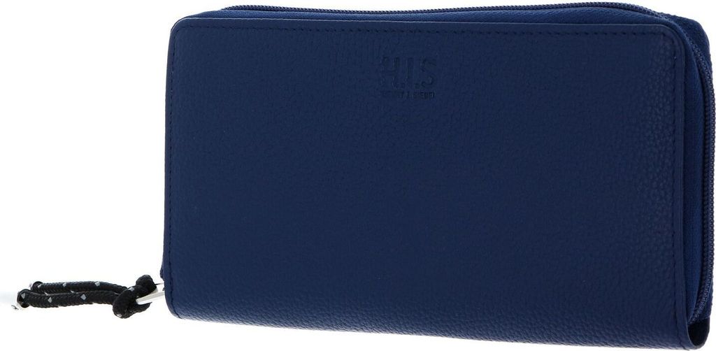 H.I.S Geldbörse Zip Around Wallet Blue blau