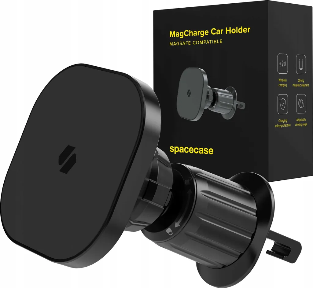 Chargeur induction voiture pour Magsafe et support grille aération