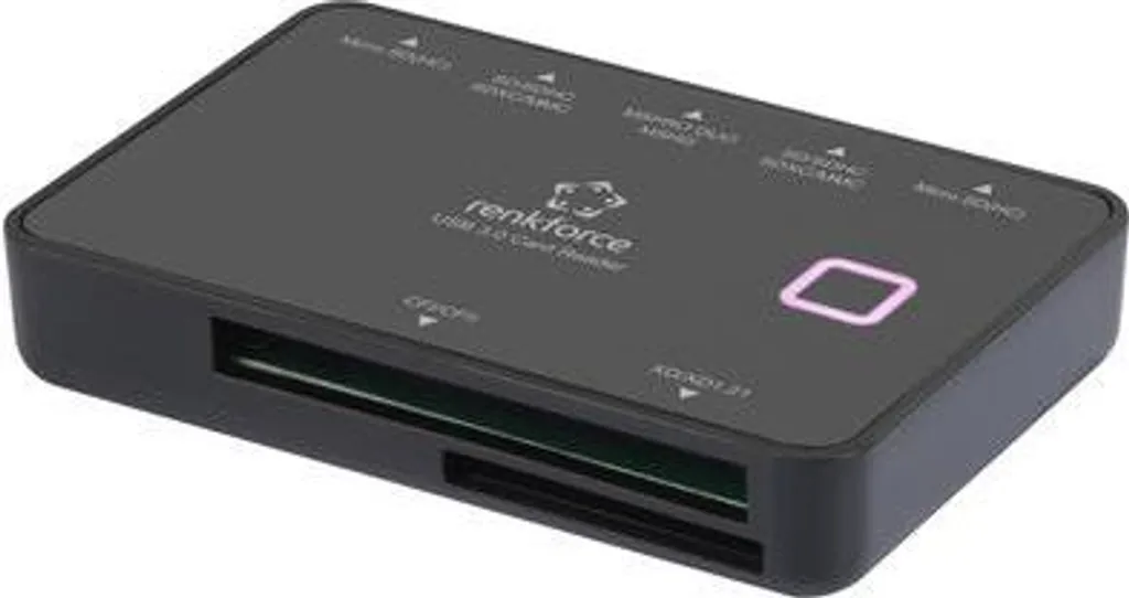 Renkforce RF-5461104 Lettore Esterno Micro SD USB 3.0 5Gb/s Nero