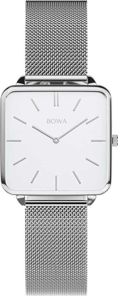 Montre Argentée Femme BOWA : L'Accessoire Idéal pour le Bureau ou Soirée