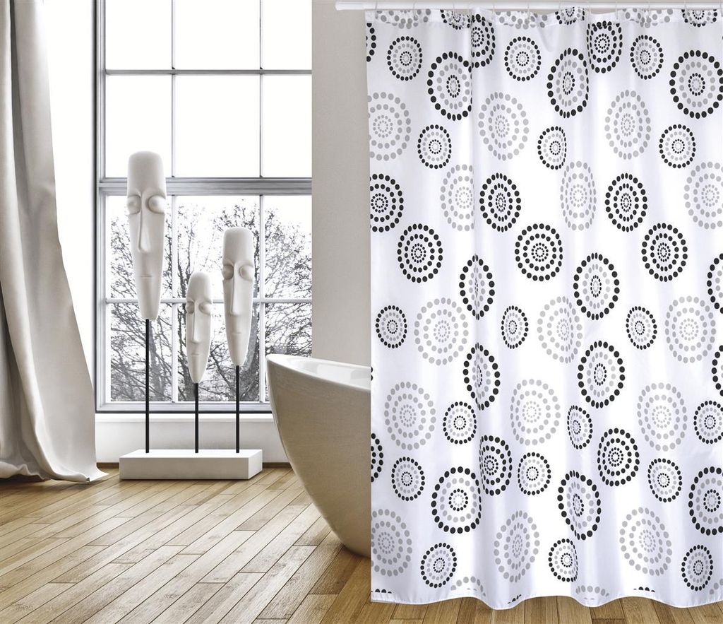Cotexsa by MSV Premium Anti-Schimmel Textil Duschvorhang – Obrázok produktu 
