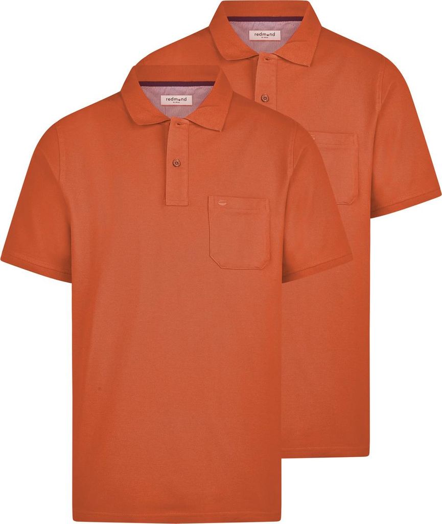 Redmond 2er Pack Basic Poloshirt Weiches Material mit hohem Komfort, Klassischer Polokragen zeitloser Stil, Vielseitig kombinierbar für jeden Tag