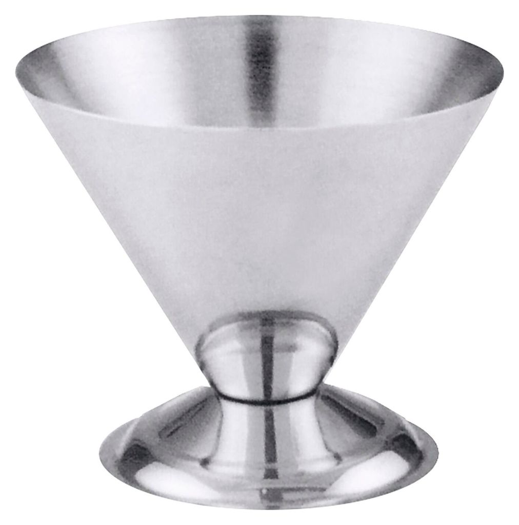 Vaso de acero inoxidable 18/0, con acabado brillante en el Imagen del producto 