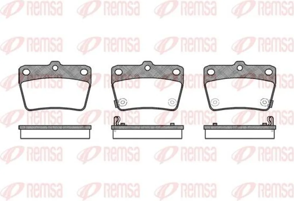 Plaquettes de frein pour RAV 4 - Solution idéale pour entretien OE 0446642020