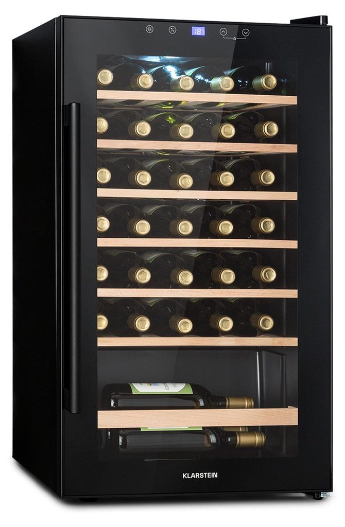 Klarstein Weinkühlschrank, Getränkekühlschrank Schmal, 1 Produktbild 