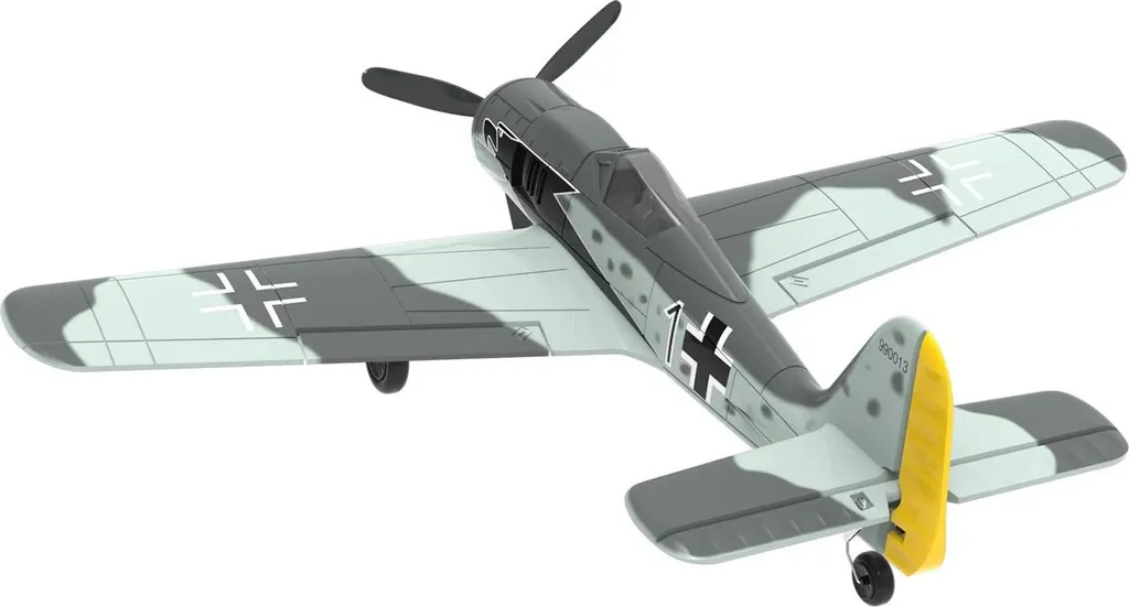 Mini Avion RC FW190 avec Gyroscope 6 Axes et Stabilisation XPilot 4CH