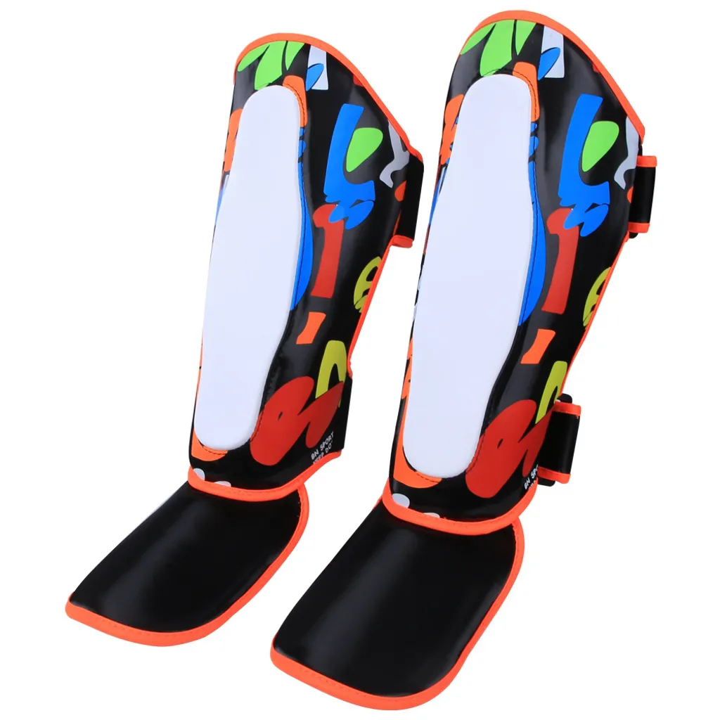 Équipement de protection jambes boxe enfant - Protège-tibias souples