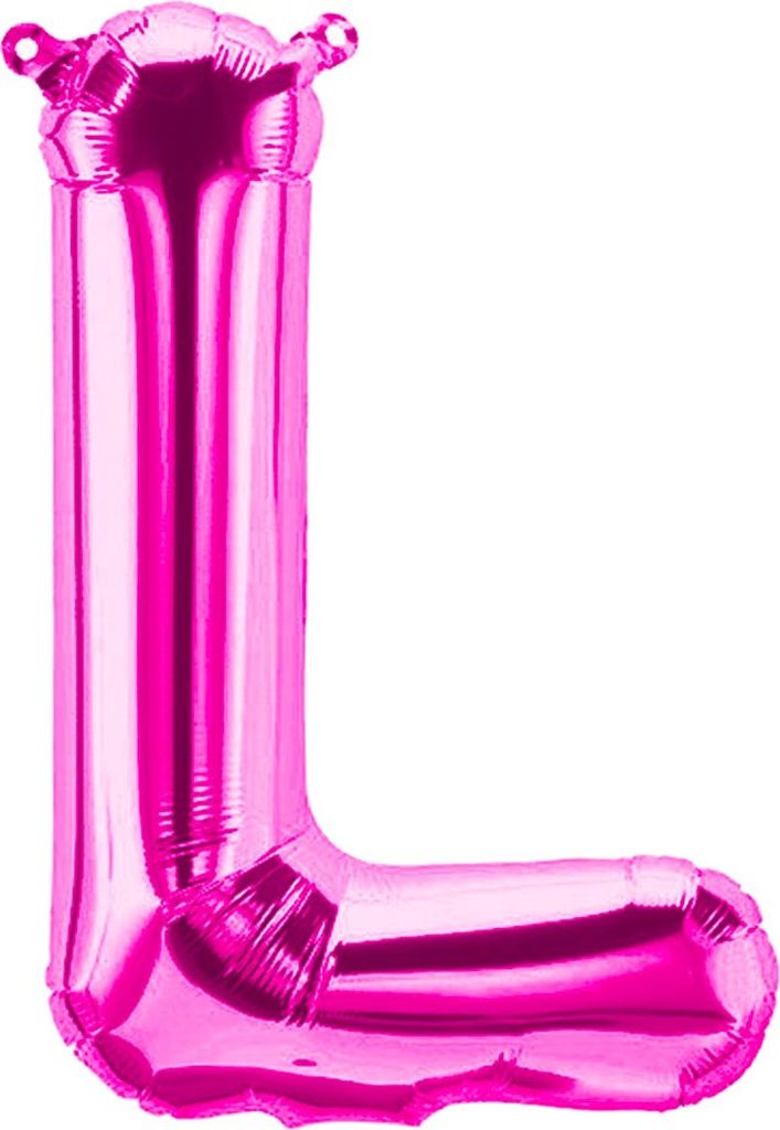 Palloncino in foil lettera L, rosa, 40 cm circa, da Immagine del prodotto 
