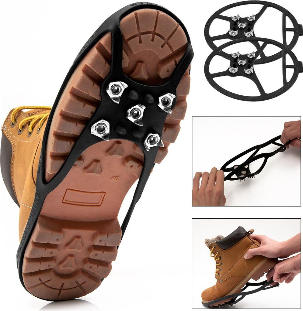 Crampons pour chaussures hiver Pointures 34-39 Pointes Image du produit 