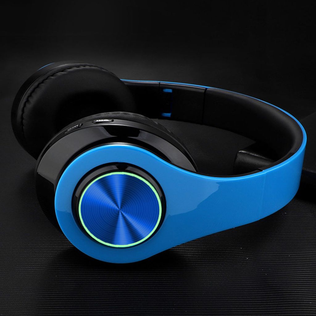 Kabellos kopfhörer Bluetooth On Ear Stereo Headset mit Mikrofon für TV PC Phone 