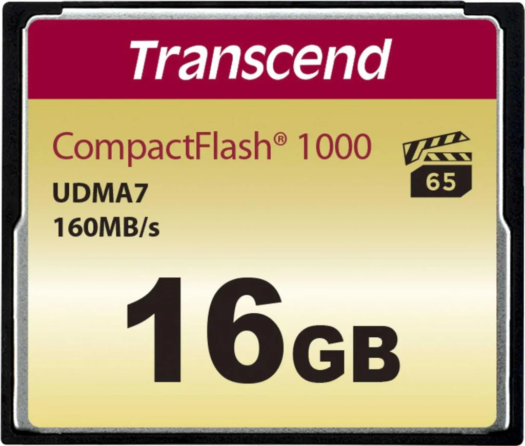 Transcend Ultimate 16GB CompactFlash 1000x | Eccellenza Professionale