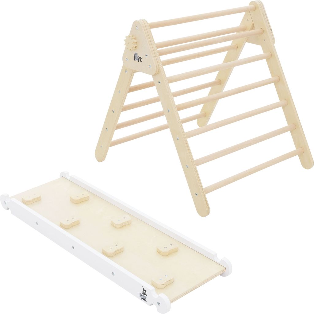 Produktbild von Joyz Rutschbrett & Kletterrutsche Aus Holz – Spielgerät Für Kinder