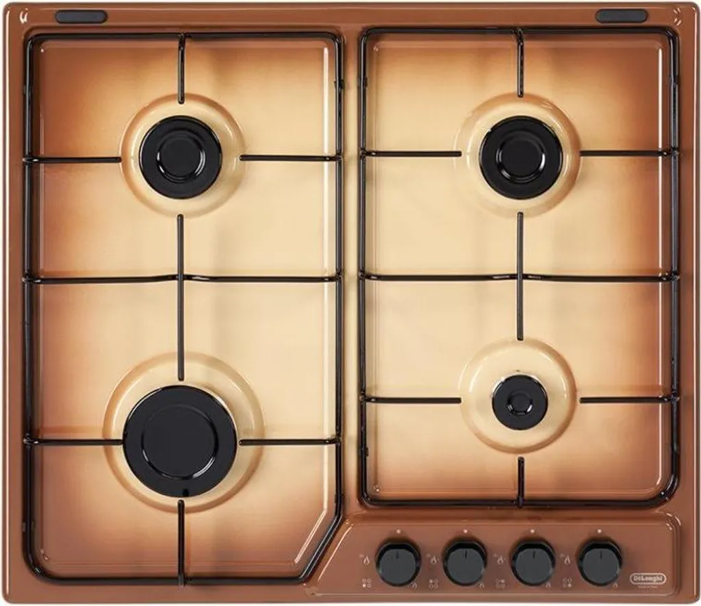 Plaque de Cuisson Gaz 60cm Encastrable 4 Feux De'Longhi FFT 46 ASV